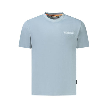 Napapijri Grigio Cotton Men T-Shirt