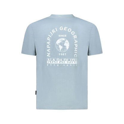 Napapijri Grigio Cotton Men T-Shirt