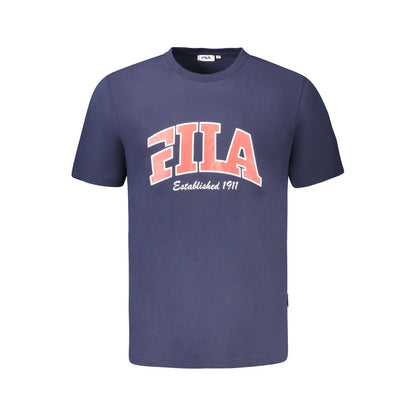 Fila Blu Cotton Uomo T-Shirt