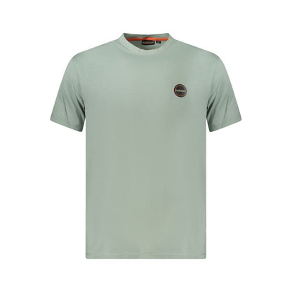 Napapijri Verde Cotton Men T-Shirt