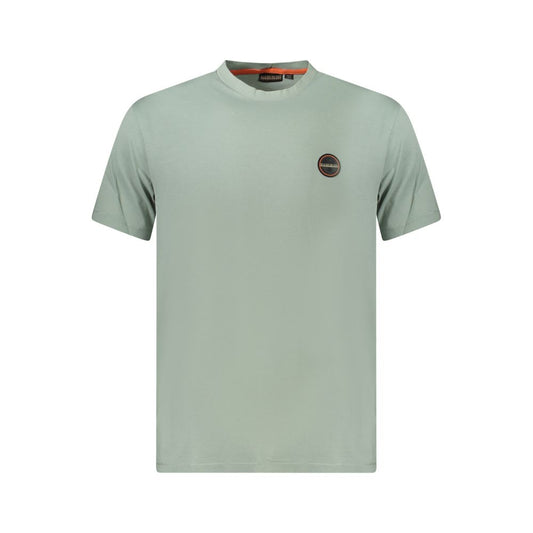 Napapijri Verde Cotton Men T-Shirt