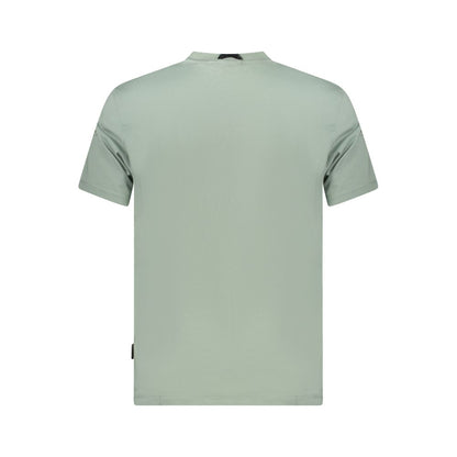 Napapijri Verde Cotton Men T-Shirt