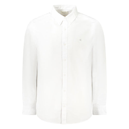 Calvin Klein Bianco Cotton Men Shirt