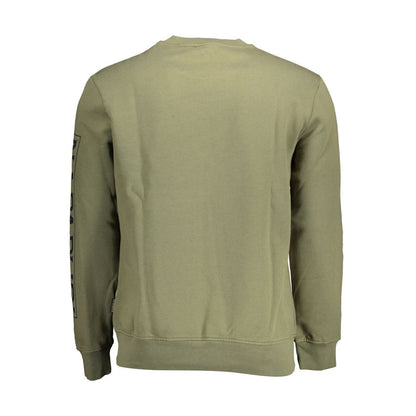 Napapijri Verde Cotton Men Sweatshirt