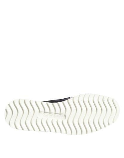 حذاء سنيكرز رجالي دولتشي آند غابانا أسود استوائي سهل الارتداء