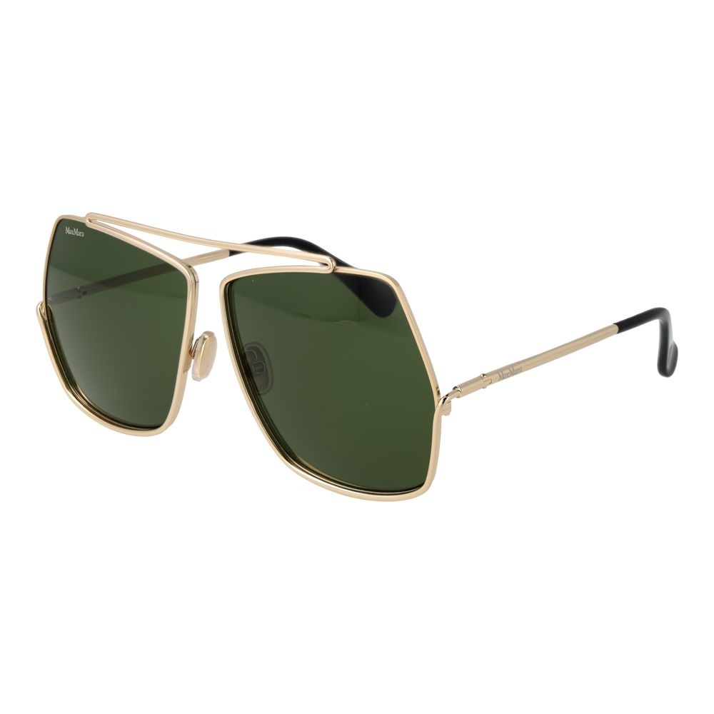 Max Mara Gold Metal Sunglasses