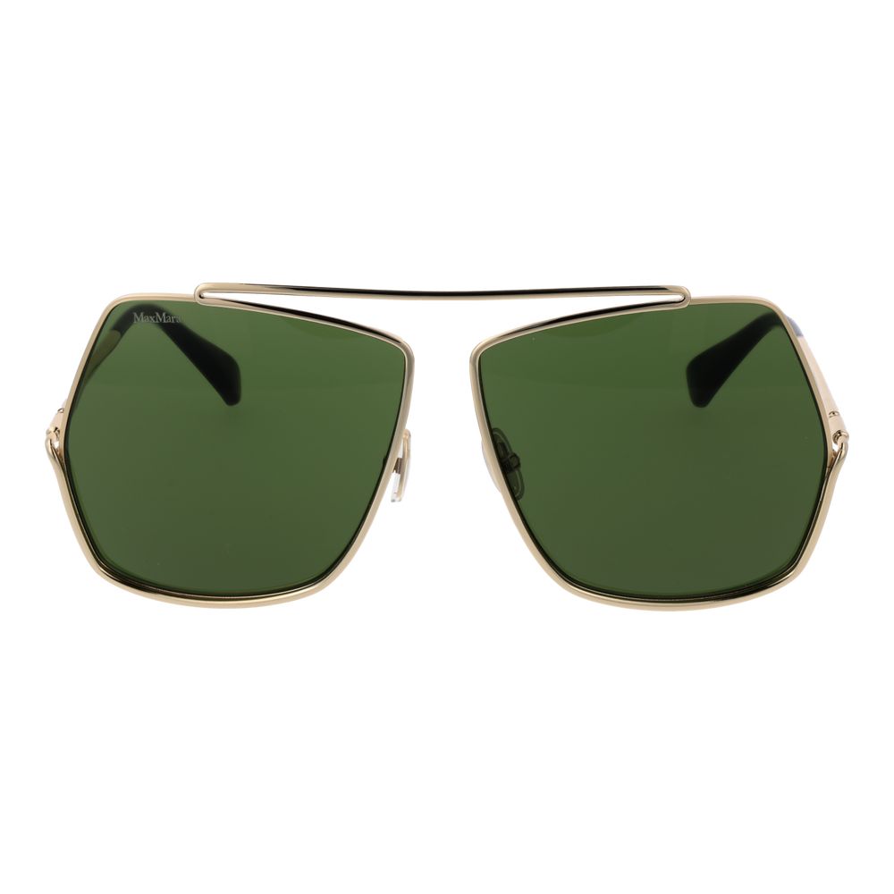 Max Mara Gold Metal Sunglasses