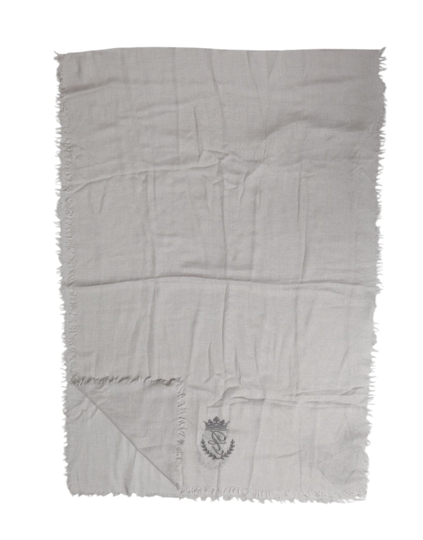 وشاح دولتشي آند غابانا رمادي DG Crown Neck Warmer Wrap Shawl