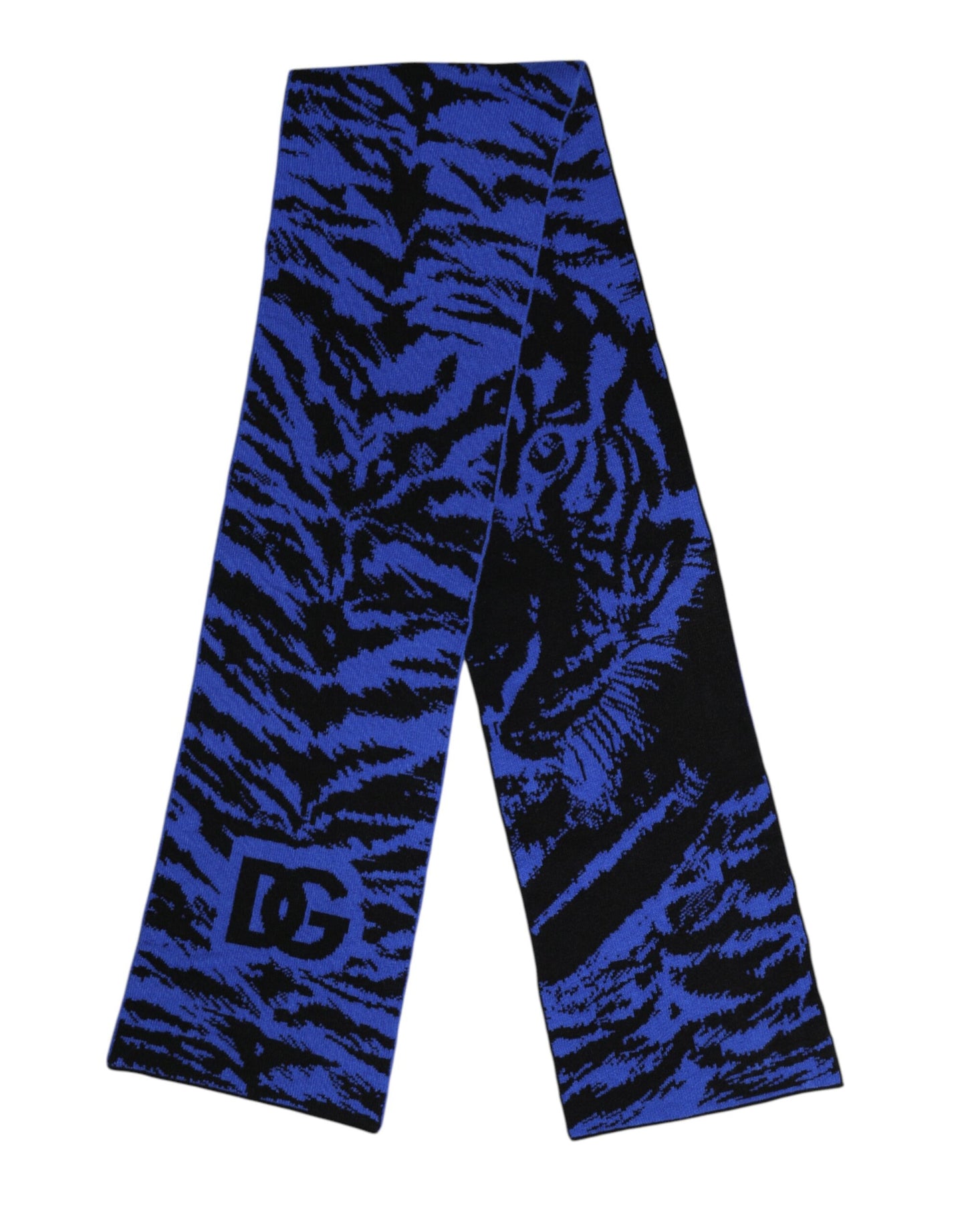 وشاح دولتشي آند غابانا أزرق أسود بشعار دولتشي آند غابانا