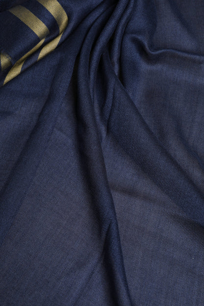 وشاح شال دافئ للرقبة من الكشمير الأزرق من دولتشي آند غابانا