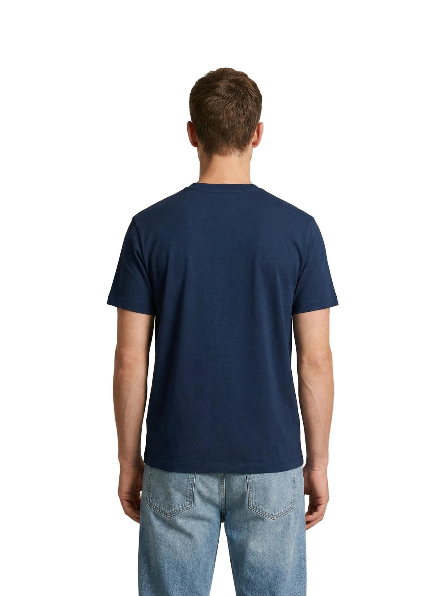 Ami Paris T-shirt Ami De Coeur Blue White - Blue