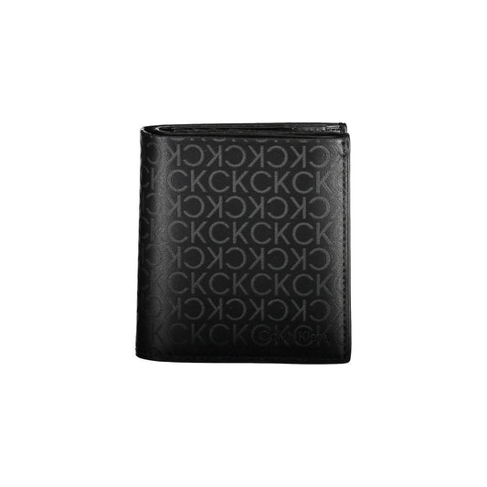 Calvin Klein Black Polyurethane Men Wallet
