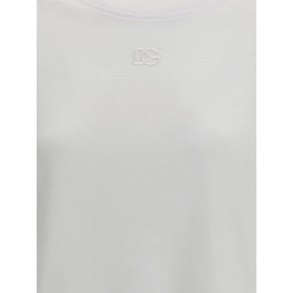Dolce & Gabbana White Cotton T-Shirt