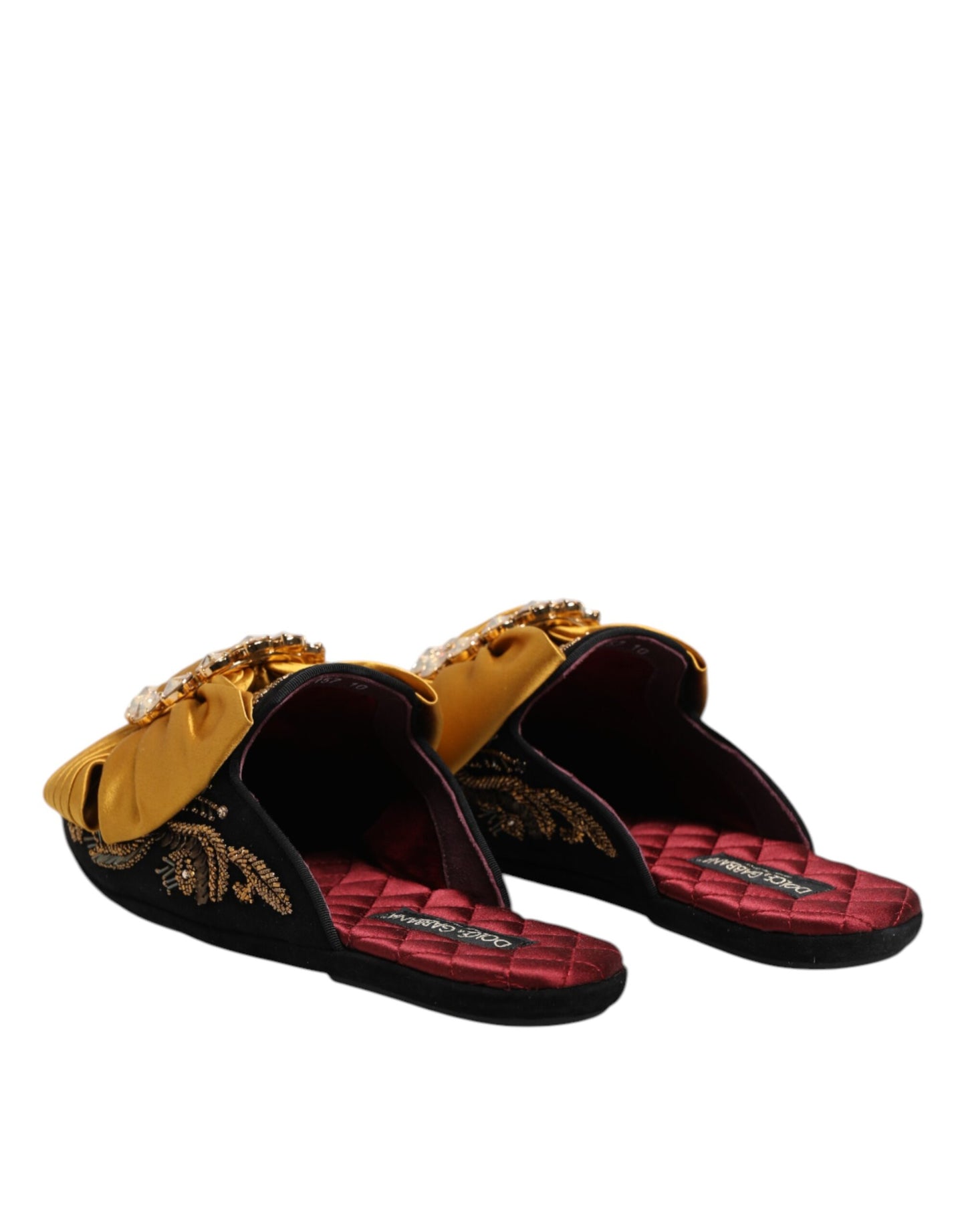 حذاء صندل مسطح متعدد الألوان من دولتشي آند غابانا