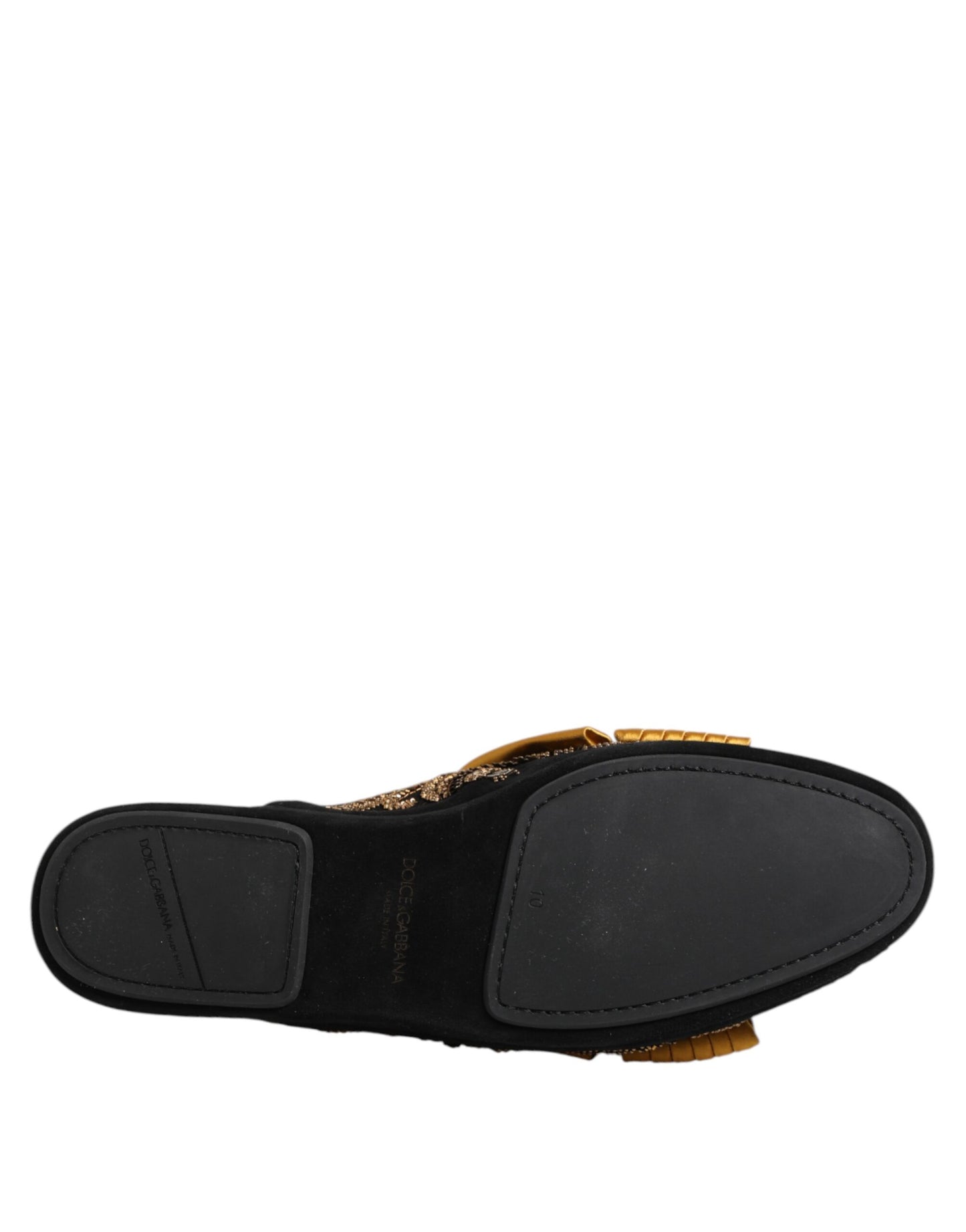 حذاء صندل مسطح متعدد الألوان من دولتشي آند غابانا