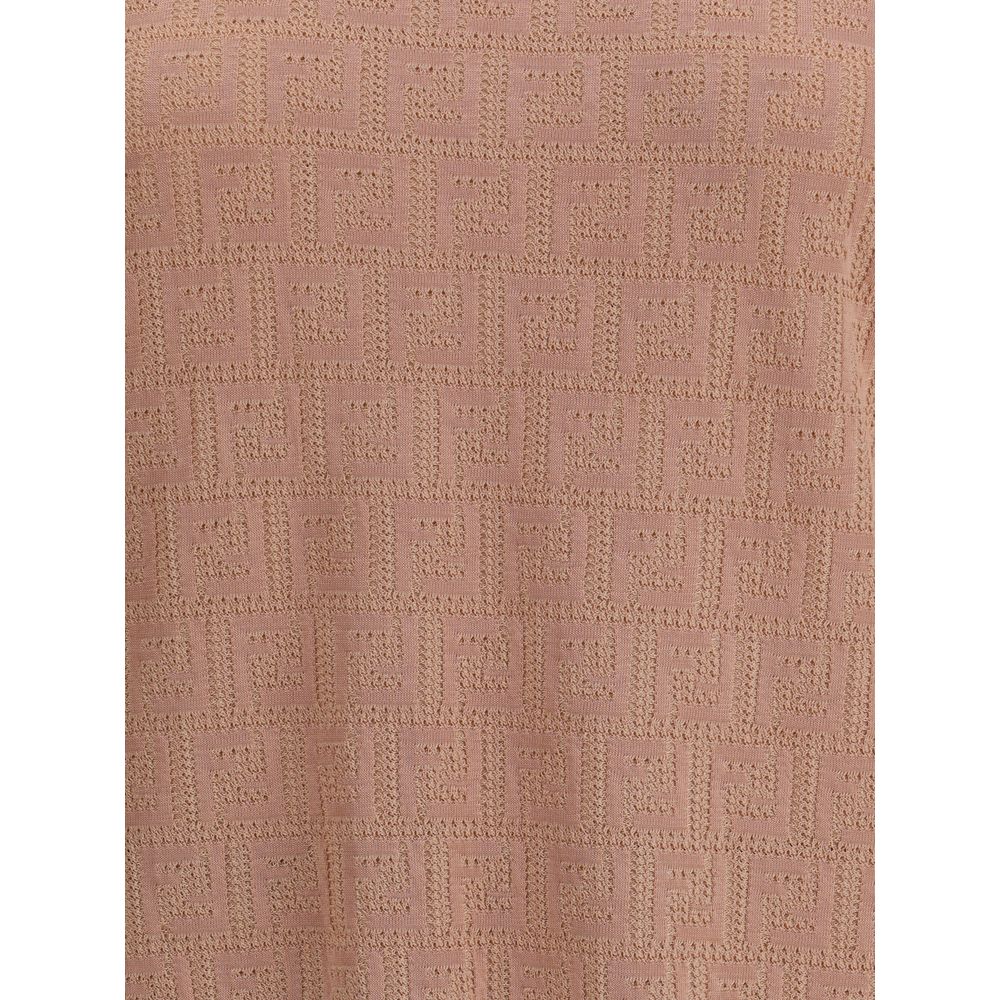 تي شيرت فندي متعدد الألوان من الفيسكوز