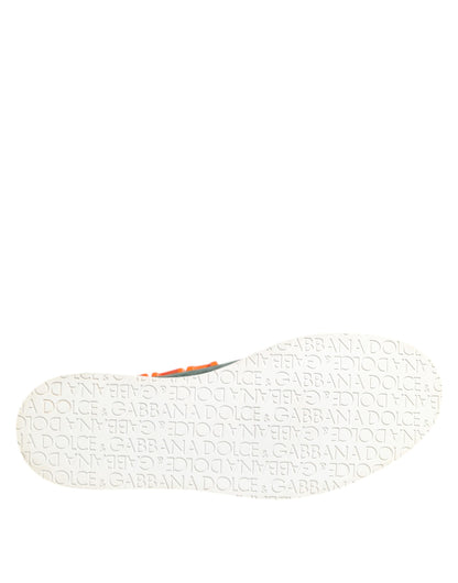 حذاء رياضي رجالي كاجوال من دولتشي آند غابانا بشعار ديربي باللون الأخضر