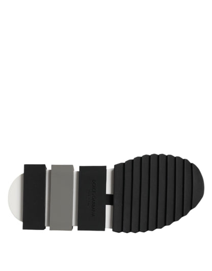 حذاء سنيكرز رجالي سورينتو منخفض الرقبة بشعار دولتشي آند غابانا باللون الأخضر