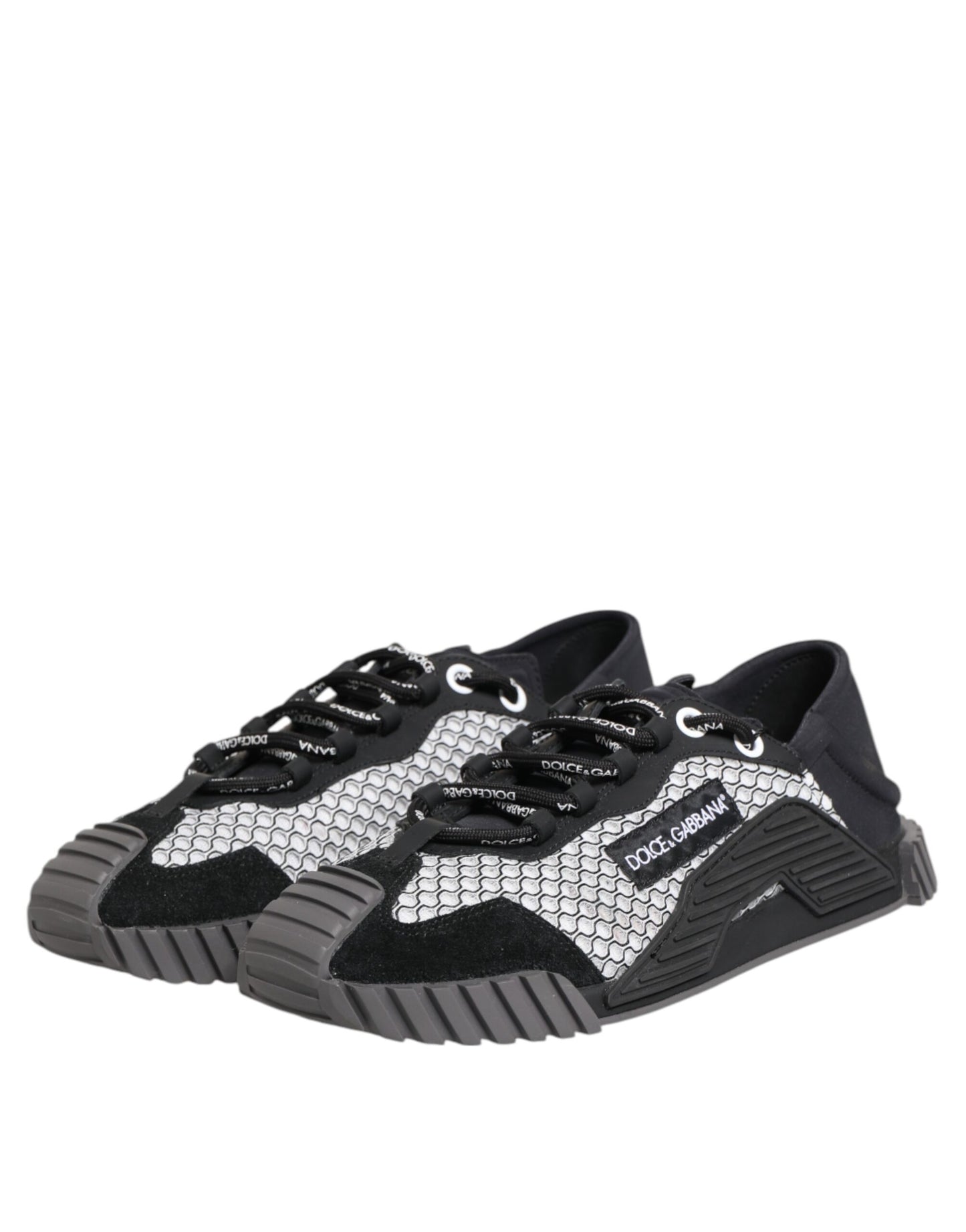 حذاء سنيكرز دولتشي آند غابانا متعدد الألوان برباط ومنخفض الرقبة NS1