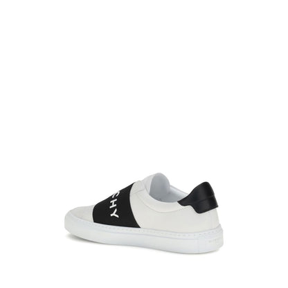 Givenchy White Calf Leather Bos Taurus Low Top Sneakers
