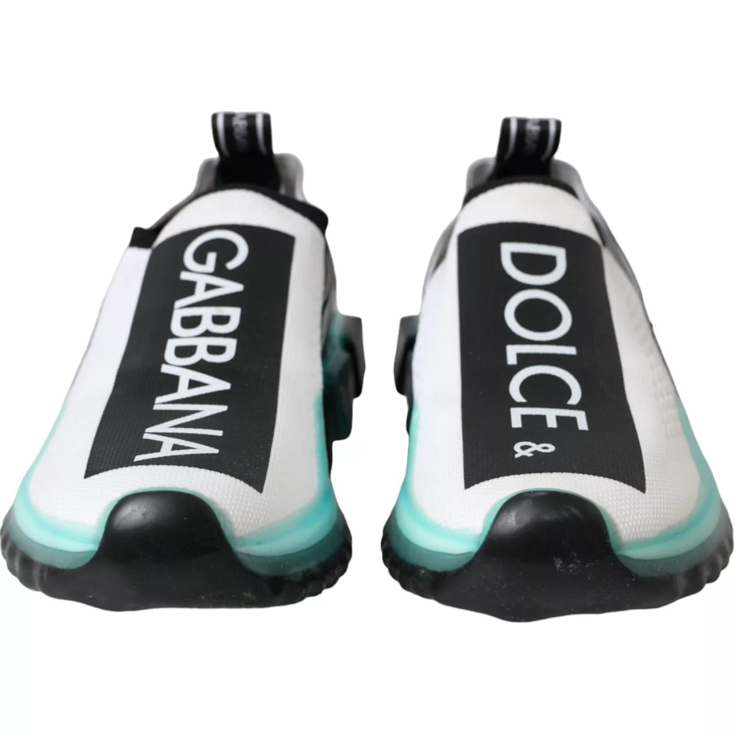 حذاء سنيكرز دولتشي آند غابانا سورينتو سهل الارتداء باللونين الأسود والأبيض والأزرق