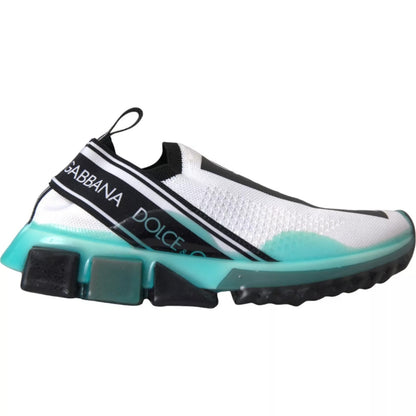 حذاء سنيكرز دولتشي آند غابانا سورينتو سهل الارتداء باللونين الأسود والأبيض والأزرق