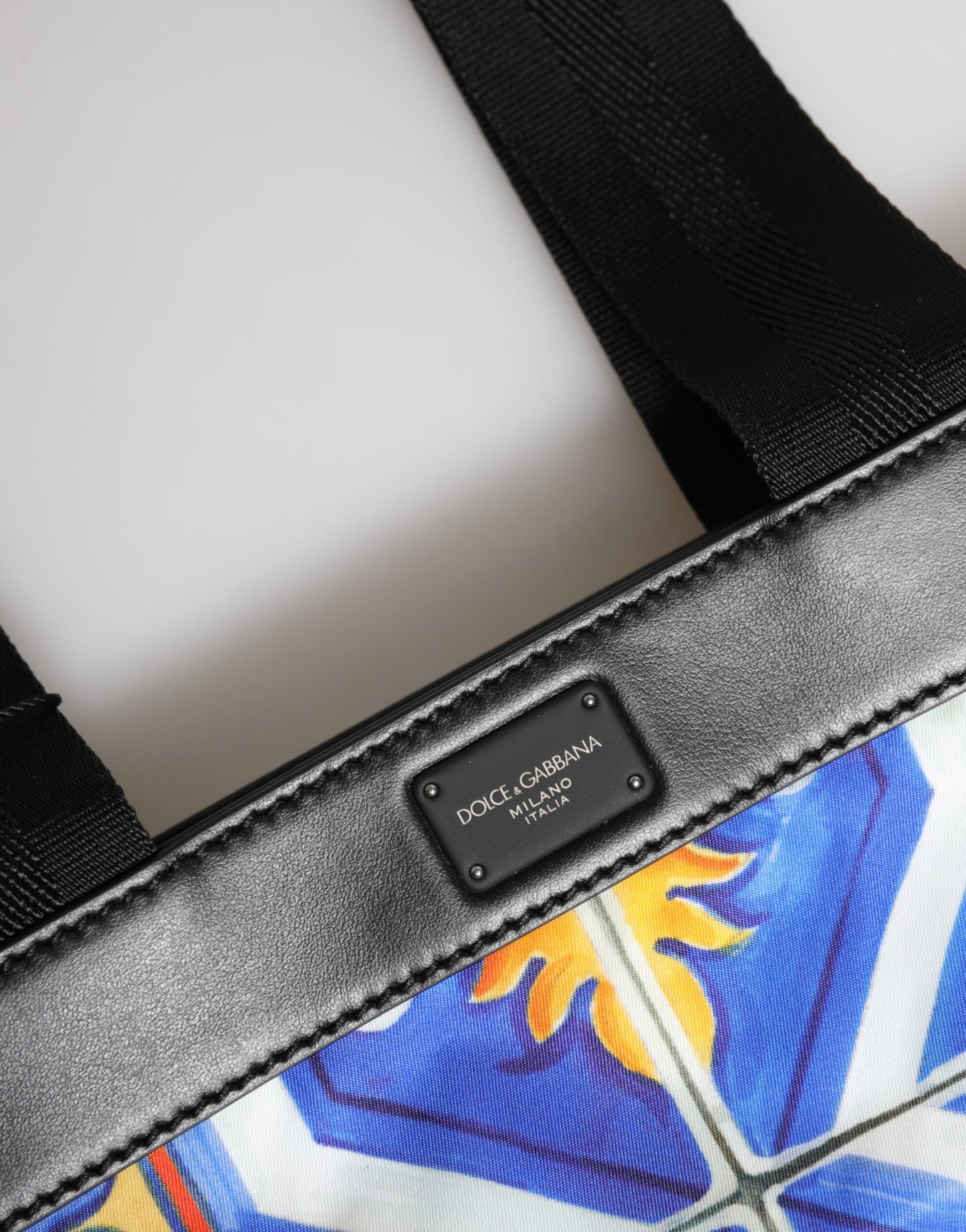 دولتشي آند غابانا متعدد الألوان مايوليكا طباعة حقيبة حزام الكتف