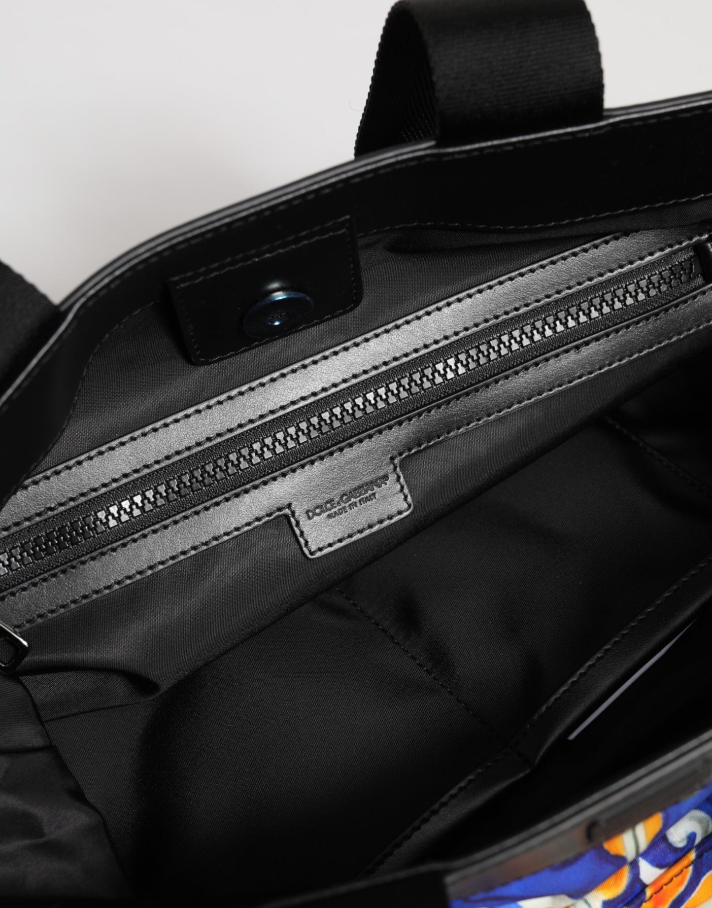 دولتشي آند غابانا متعدد الألوان مايوليكا طباعة حقيبة حزام الكتف