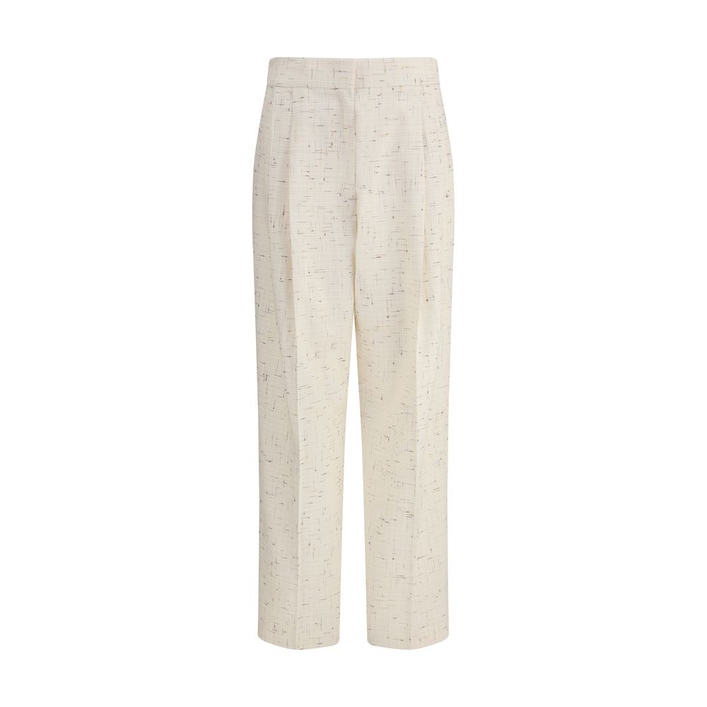Fabiana Filippi Beige Cotton Casual Pants