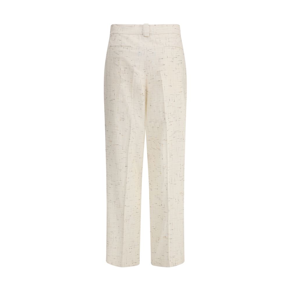 Fabiana Filippi Beige Cotton Casual Pants