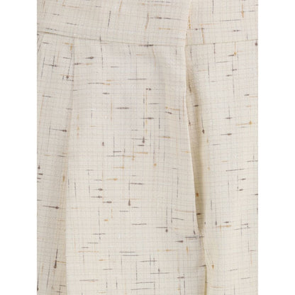 Fabiana Filippi Beige Cotton Casual Pants