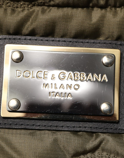 Dolce & Gabbana Multicolor Patchwork PolyesterQuilted Jacket