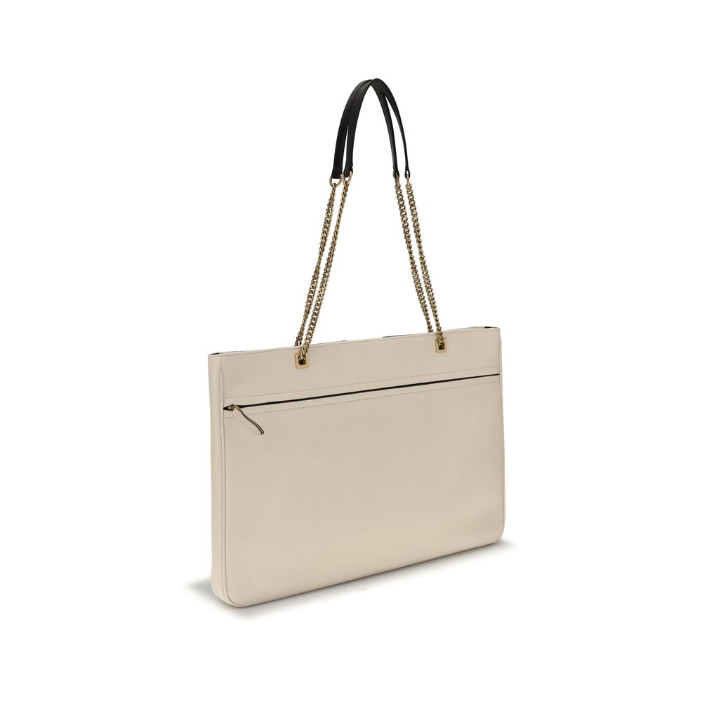 Valentino Garavani Beige Lamb Ovis Aries Aries Shoulder Bag