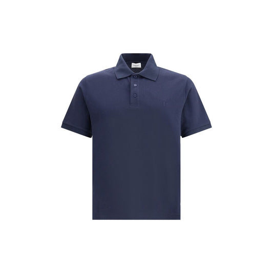 Saint Laurent Blue Cotton Polo Shirt