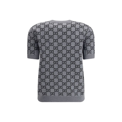 سويت شيرت صوف رمادي من غوتشي