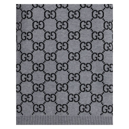 سويت شيرت صوف رمادي من غوتشي