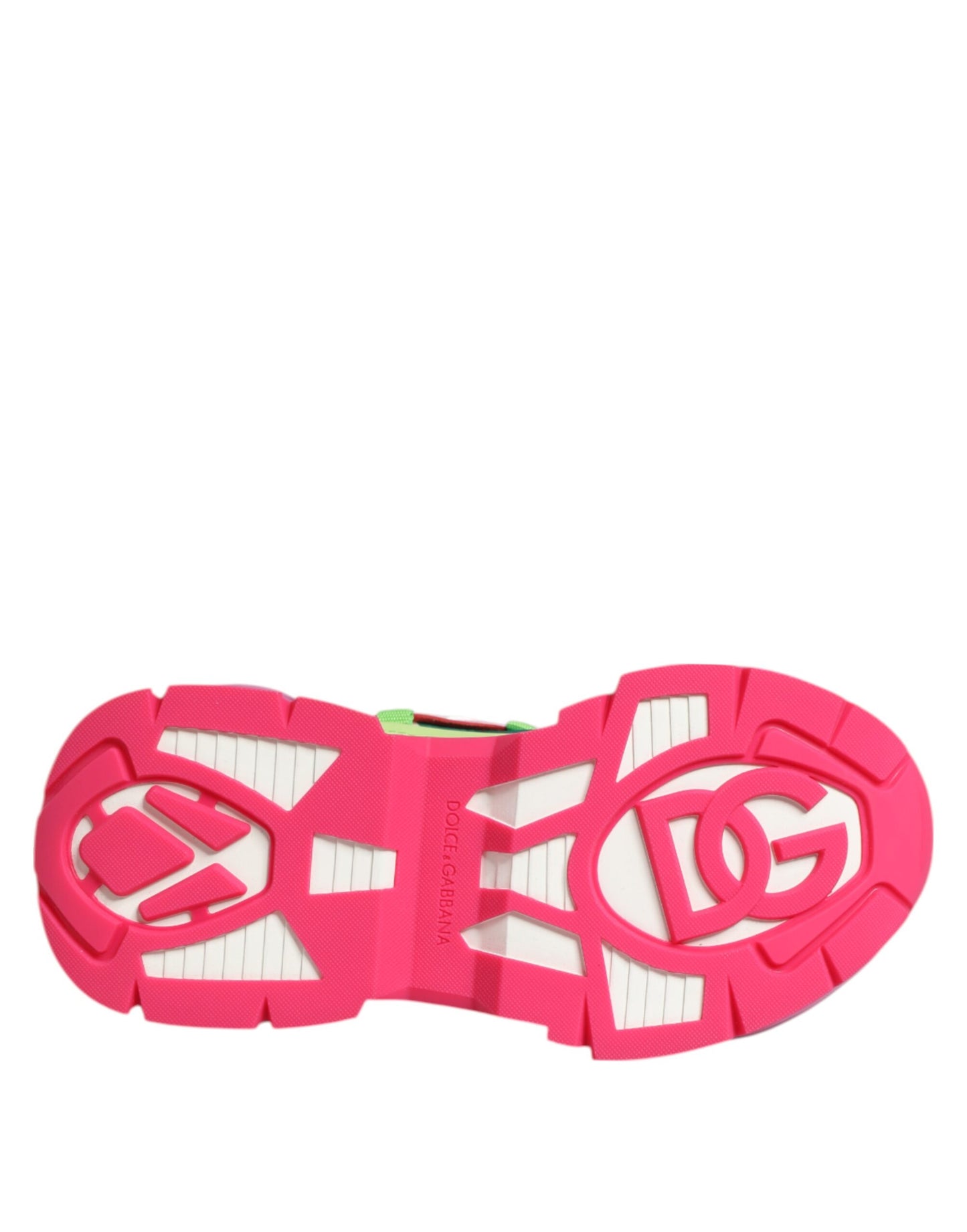 حذاء رياضي منخفض الارتفاع من دولتشي آند غابانا متعدد الألوان من الجلد