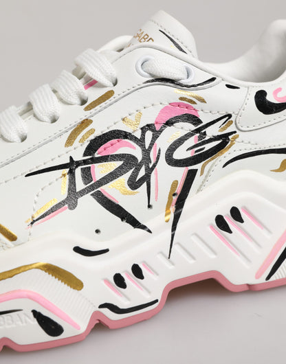 حذاء رياضي DAYMASTER متعدد الألوان مطلي يدويًا من Dolce &amp; Gabbana