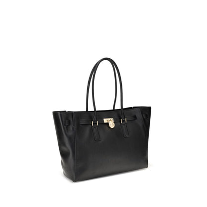 Michael Kors Black Calf Leather Bos Taurus Shoulder Bag