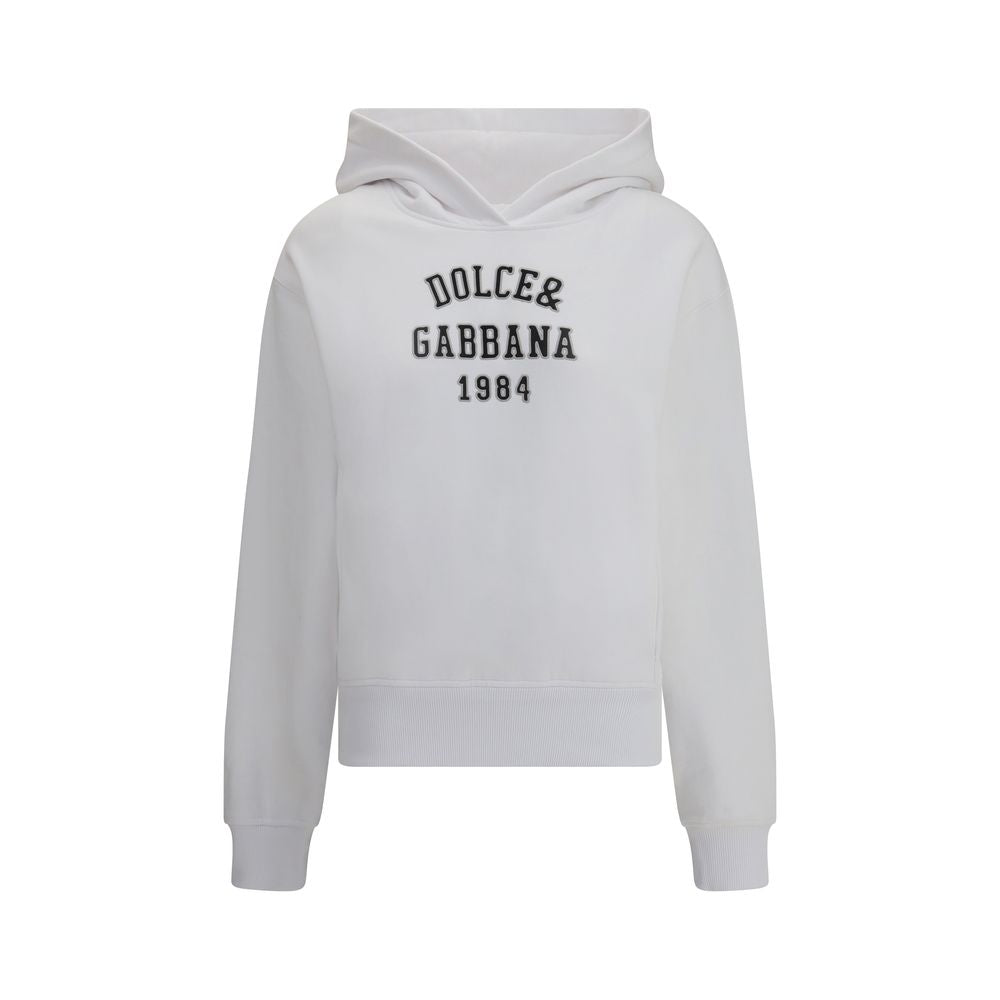 Dolce & Gabbana White Cotton Sweatshirt
