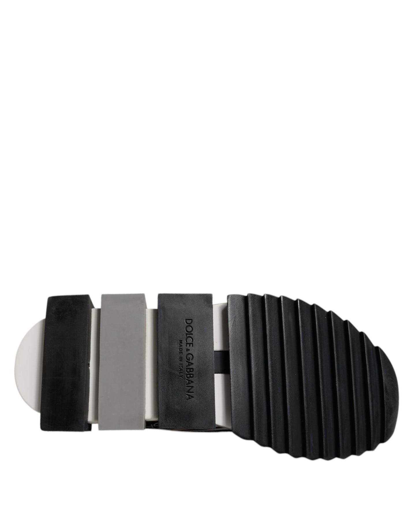 Dolce & Gabbana Black White Slip On Sorrento Sneakers Shoes