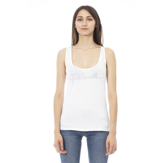 Just Cavalli White Viscose Women Top