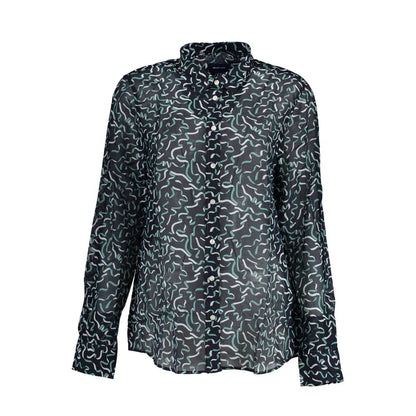 Gant Blue Cotton Women Shirt