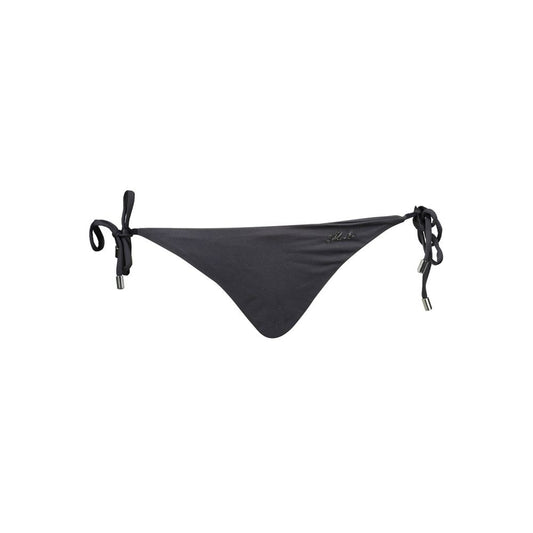 Karl Lagerfeld Black Polyamide Women Swim Briefs