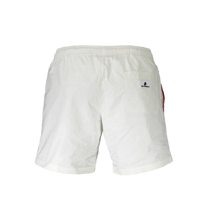 Karl Lagerfeld White Polyester Men's Swim Boxer
