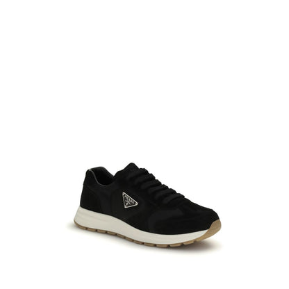 Prada Black Recycled Polyamide Athletic Sneakers