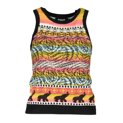 Desigual Black Viscose Women's Tank Top