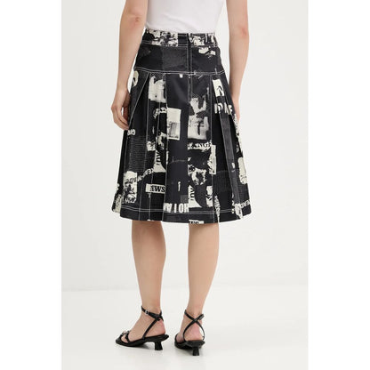 Desigual Black Cotton Women's Skirt