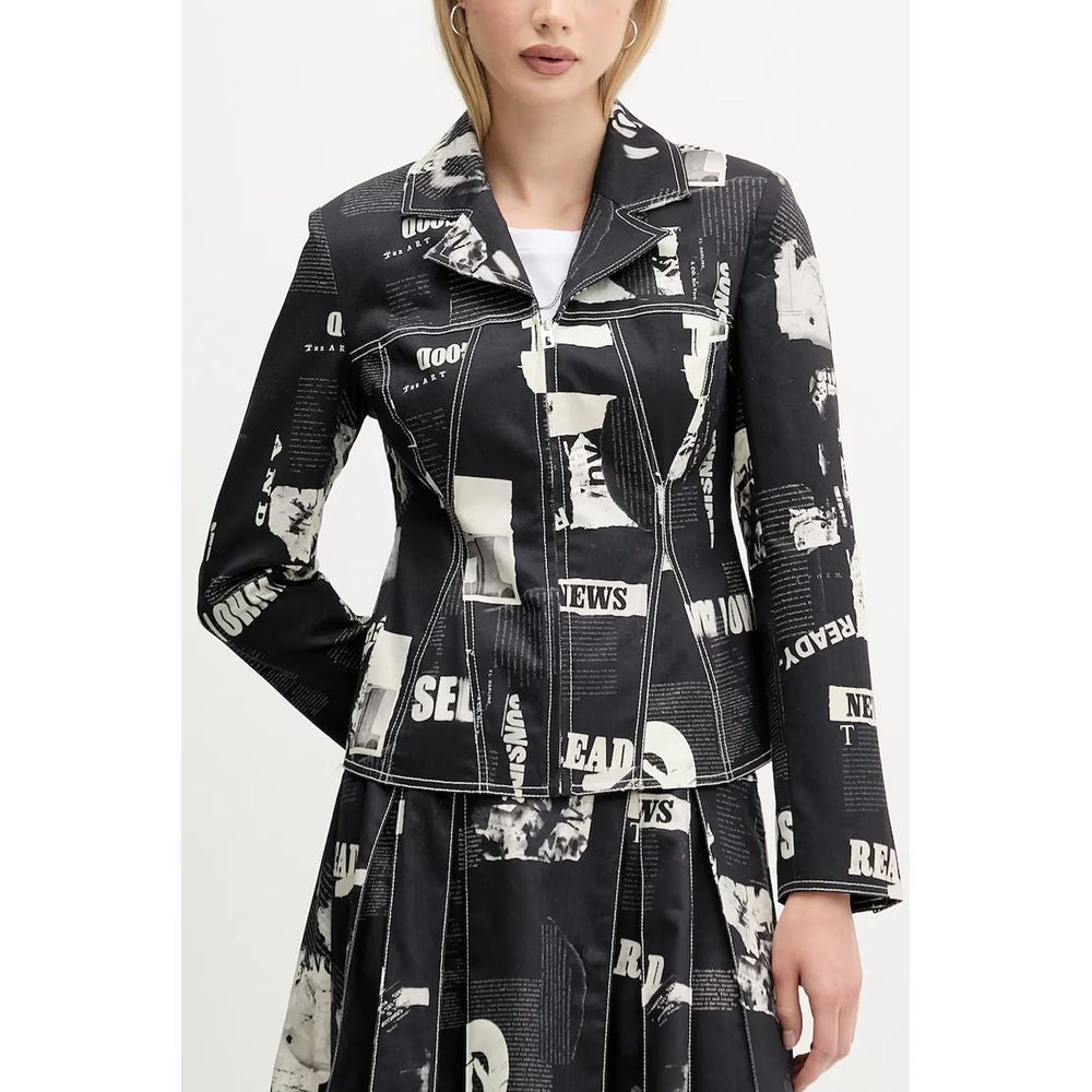 Desigual Black Cotton Women Jacket