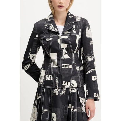 Desigual Black Cotton Women Jacket